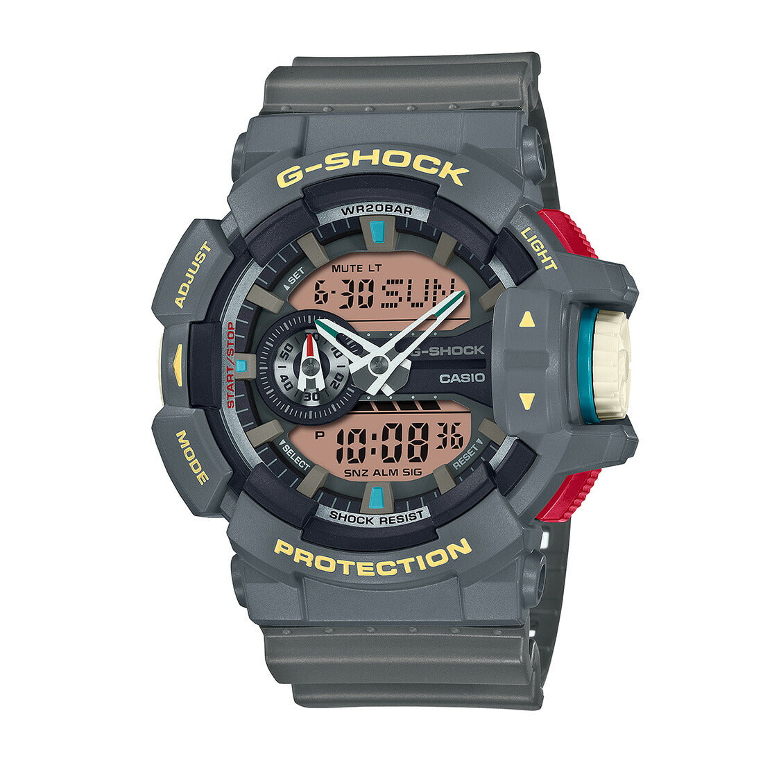 CASIO G-SHOCK GA-400 希少 ラスタカラー イエローグリーン - 腕時計