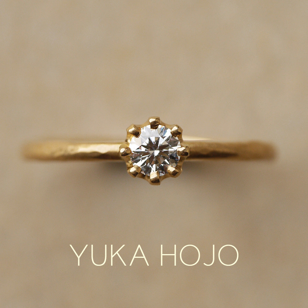 YUKA HOJOの婚約指輪「カプリ」の写真です。