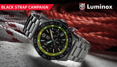 Luminox PACIFIC DIVER 3140M SERIES × CUT TO FIT BLACK STRAP CAMPAIGN