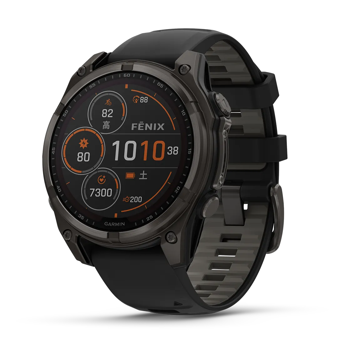 fenix 8 Sapphire Dual Power Carbon Gray - 47mm