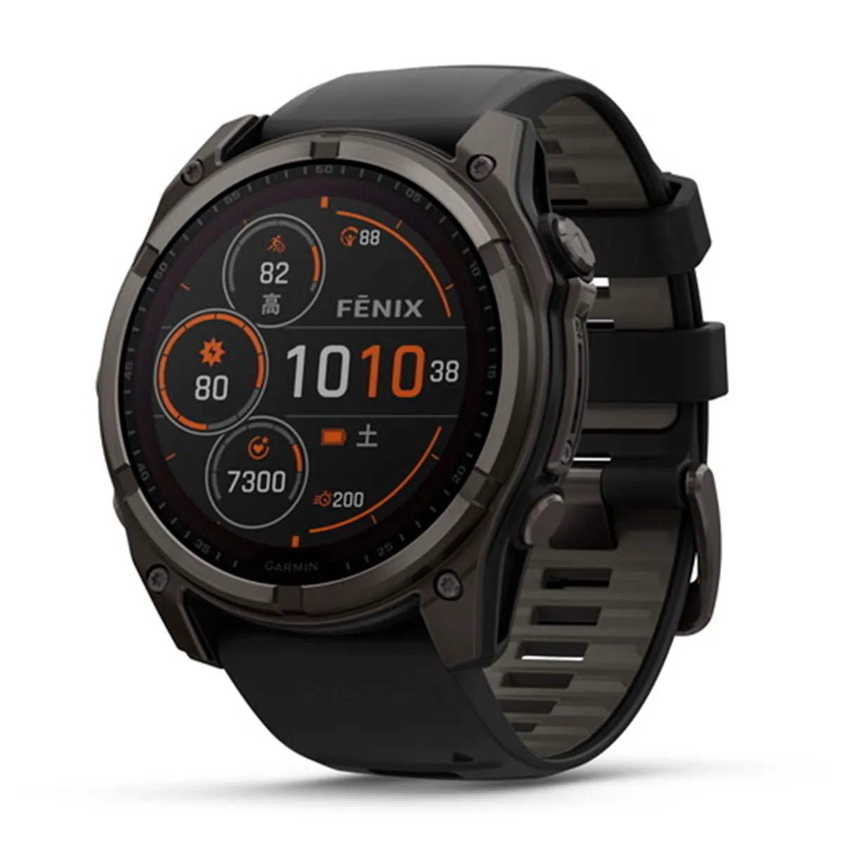 fenix 8 Sapphire Dual Power Carbon Gray - 51mm