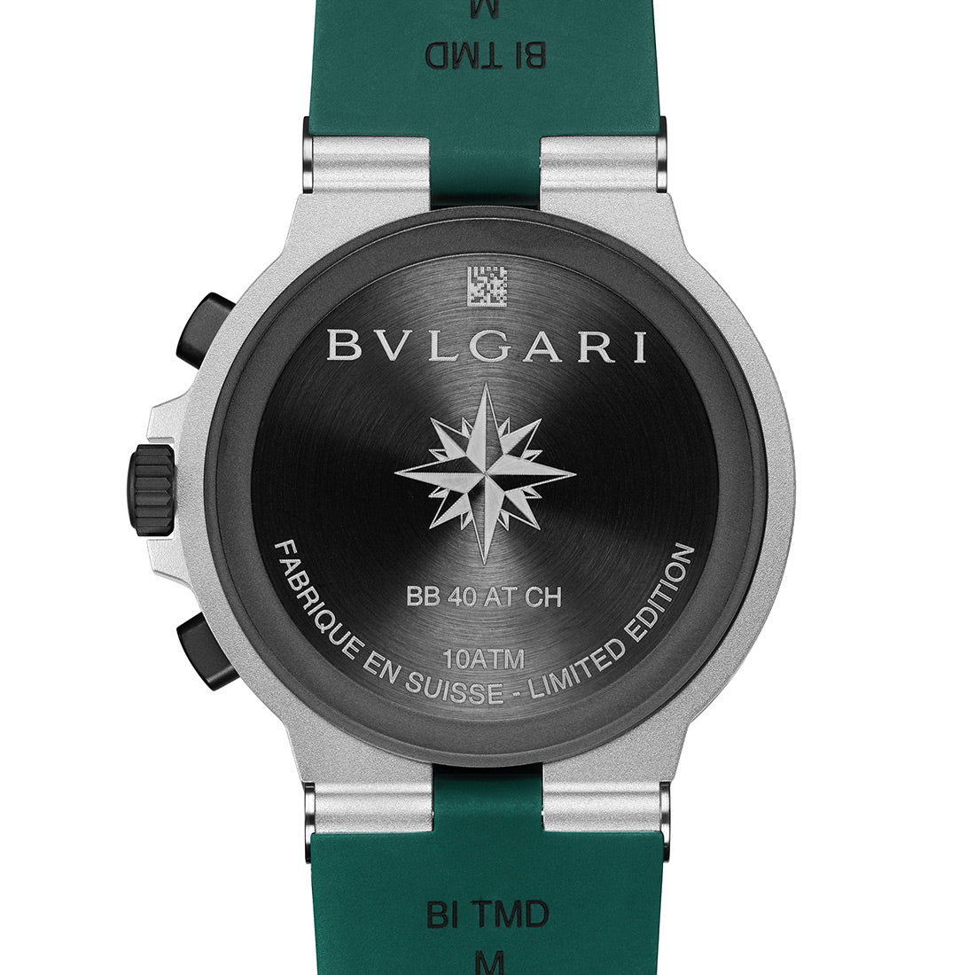 老舗質屋101587986★ブルガリ BVLGARI アルミニウム 時計 腕時計 メンズ BB40AT 103382 シルバー 自動巻き 22年3月購入 アルミニウム