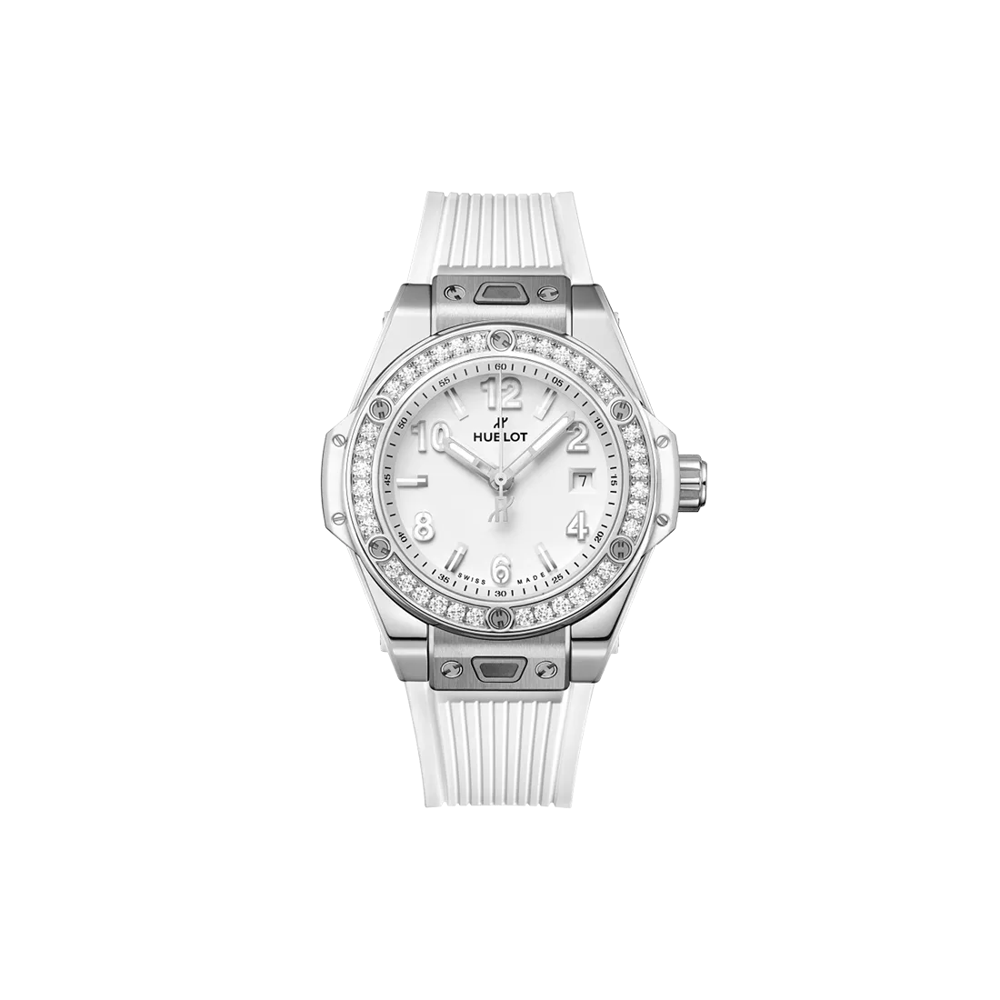 Big Bang One Click Steel White Diamonds 33mm