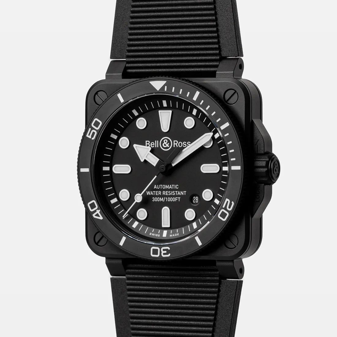 BR 03 Diver Black Matte Ceramic