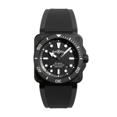 BR 03 Diver Black Matte Ceramic