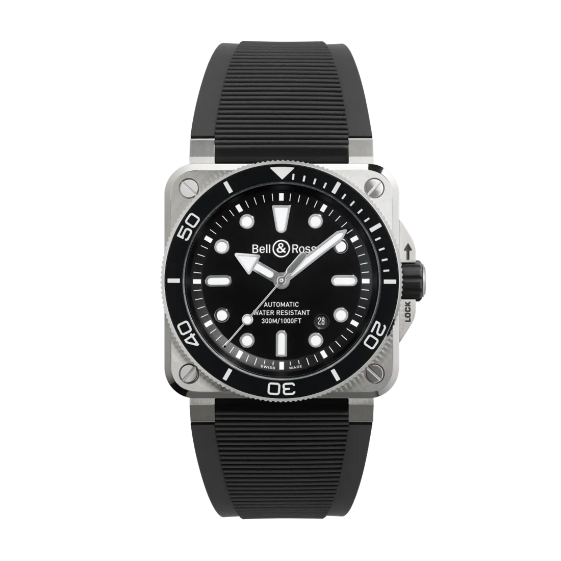 BR 03 Diver Black Steel