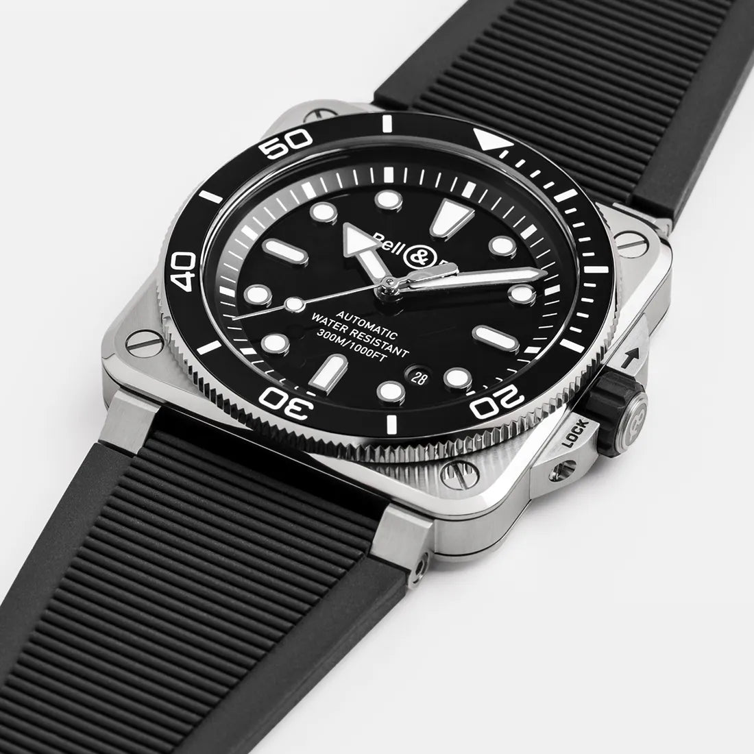 BR 03 Diver Black Steel