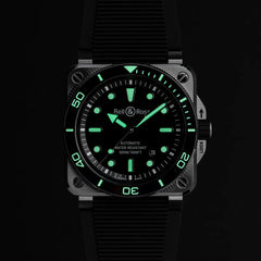 BR 03 Diver Black Steel