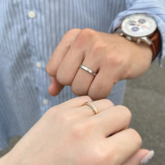 - wedding ring -<br> three sides 