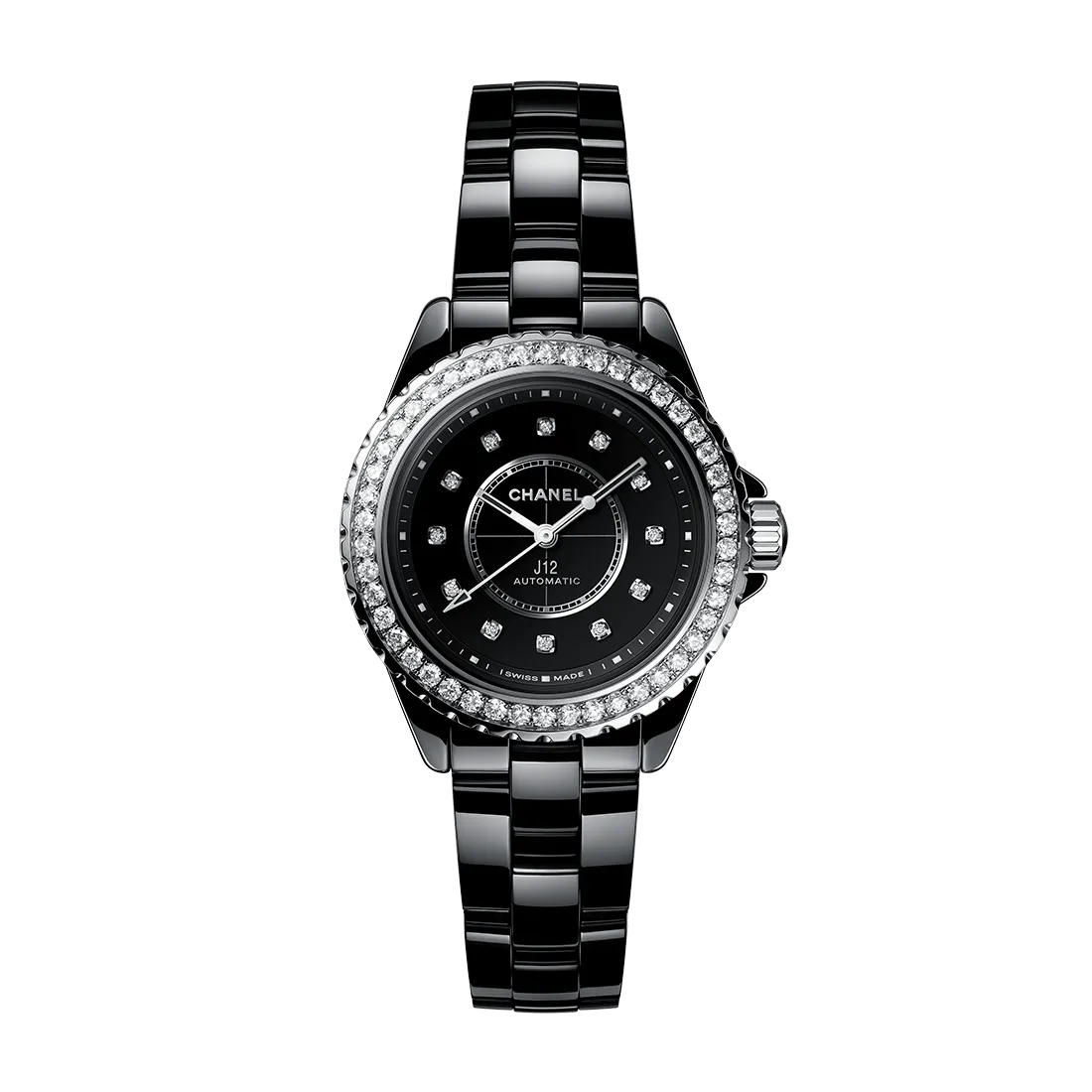 CHANEL / シャネル
J12 ダイヤモンドベゼル キャリバー 12.2, 33MM 
H10474