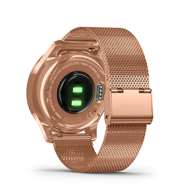 vivomove Luxe 18K Rose Gold PVD Milanese 010-02241-74