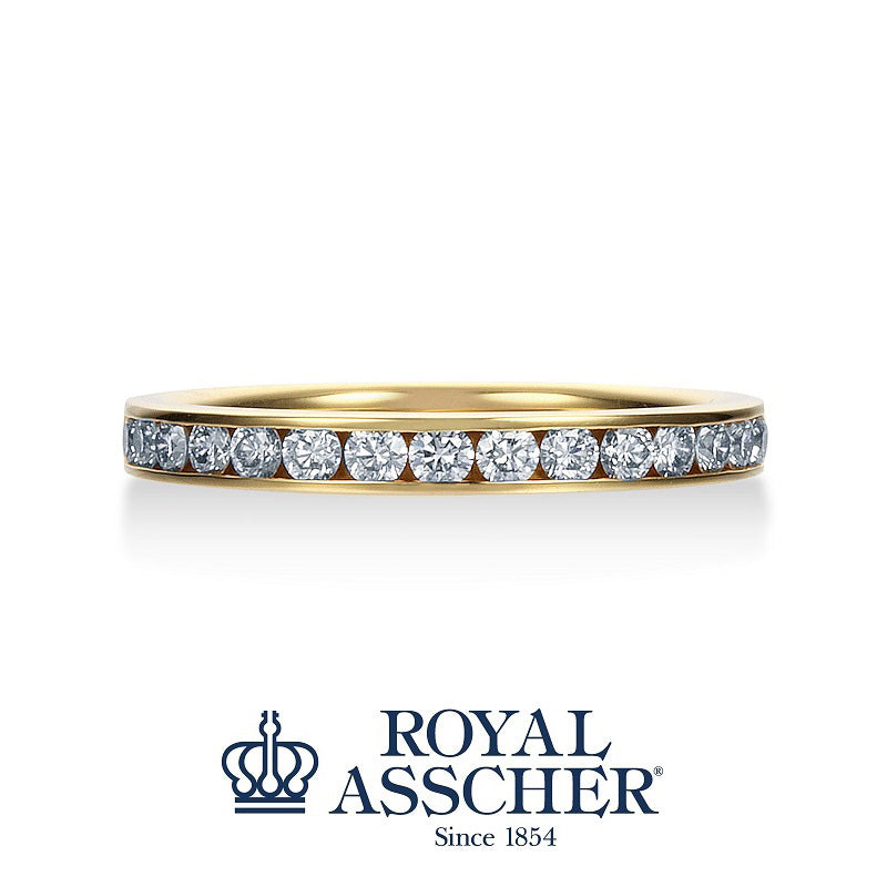 ハーフエタニティ リング JRA0214BP｜ROYAL ASSCHER / ロイヤル