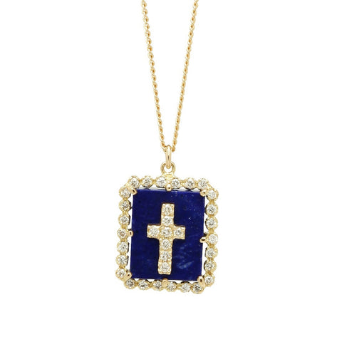 coco lace lapis necklace