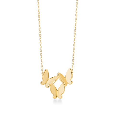 papillon brilliant necklace