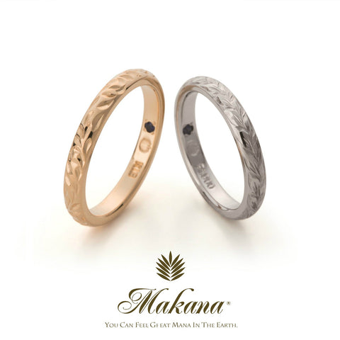 [Wedding ring] Barrel type 2.8mm K18 yellow gold + platinum 900