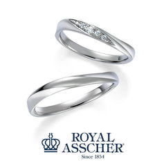 WRB037/WRA027｜ROYAL ASSCHER / ロイヤル・アッシャー｜アイアイイスズ ブライダル｜香川県高松市の結婚指輪・婚約指輪専門店