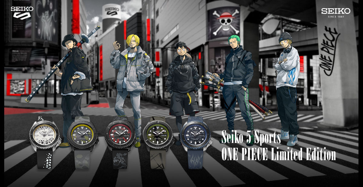 好評受付中 SEIKO 5SPORTS 腕時計 ワンピース コラボ限定モデル 